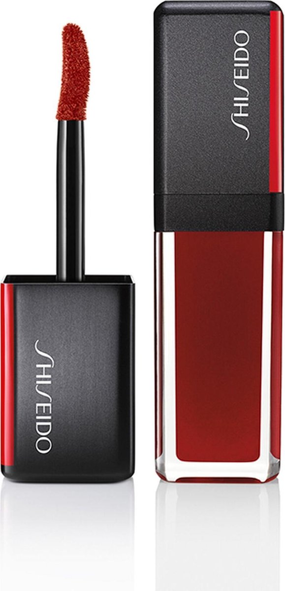 Shiseido - Lacquerink Lip Shine Liquid Lipstick 307 Scarlet Glare 6Ml