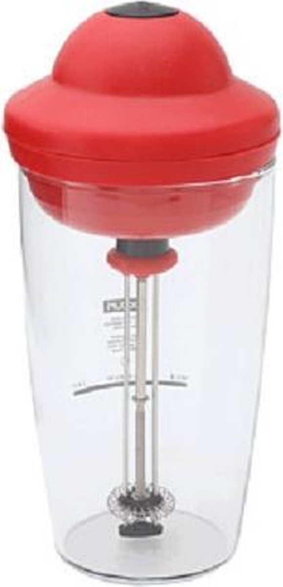 Bodum- Melkopschuimer op batterij- Rood.