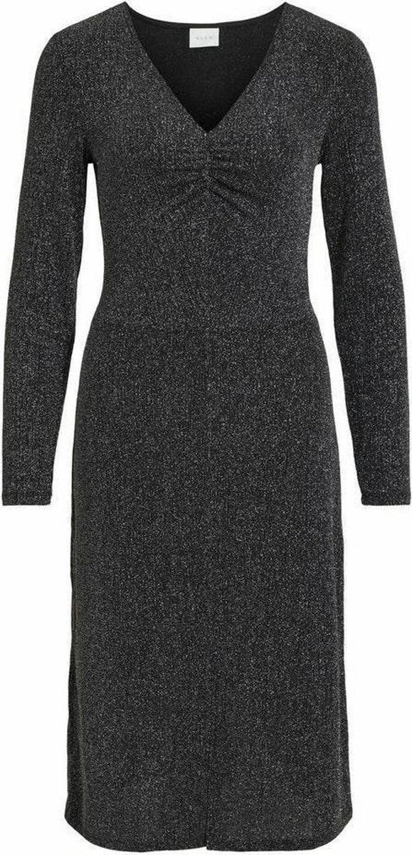 Vishinni L/s Glitter Dress 14060267 Black/silver Lurex