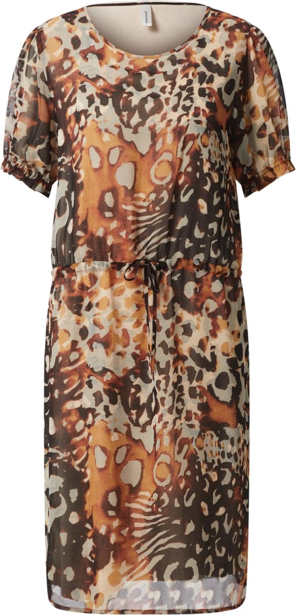 Soyaconcept jurk karita 3 Donkerbruin-M (38)