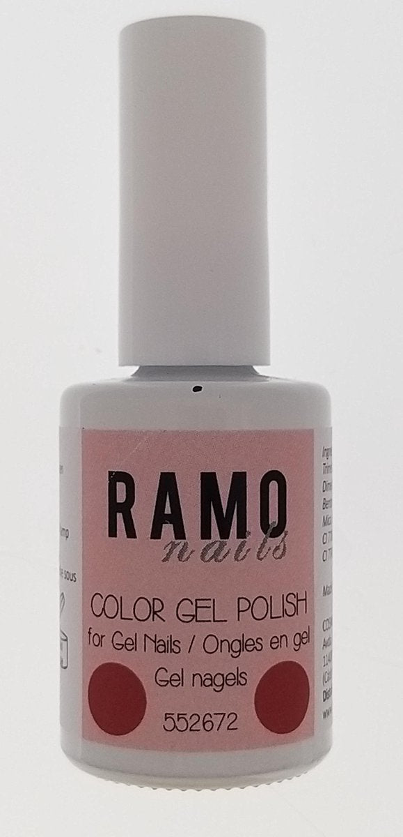 Ramo gelpolish 552672-gel nagellak-gelpolish-gellak-uv&led-15ml -soak off-rood-metallic