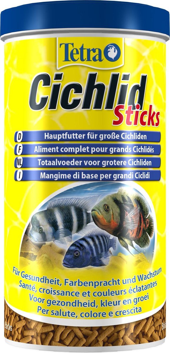 Tetra Cichlid Sticks - Vissenvoer - 1 L