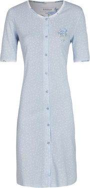 Ringella – Blue Roses  – 0211036 - Nachtkleed - Blue - 48