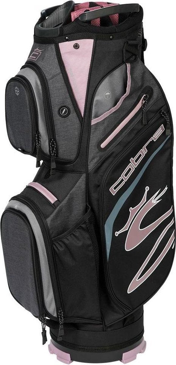Cobra UltraLight Ladies Cartbag 2021 - Zwart Roze