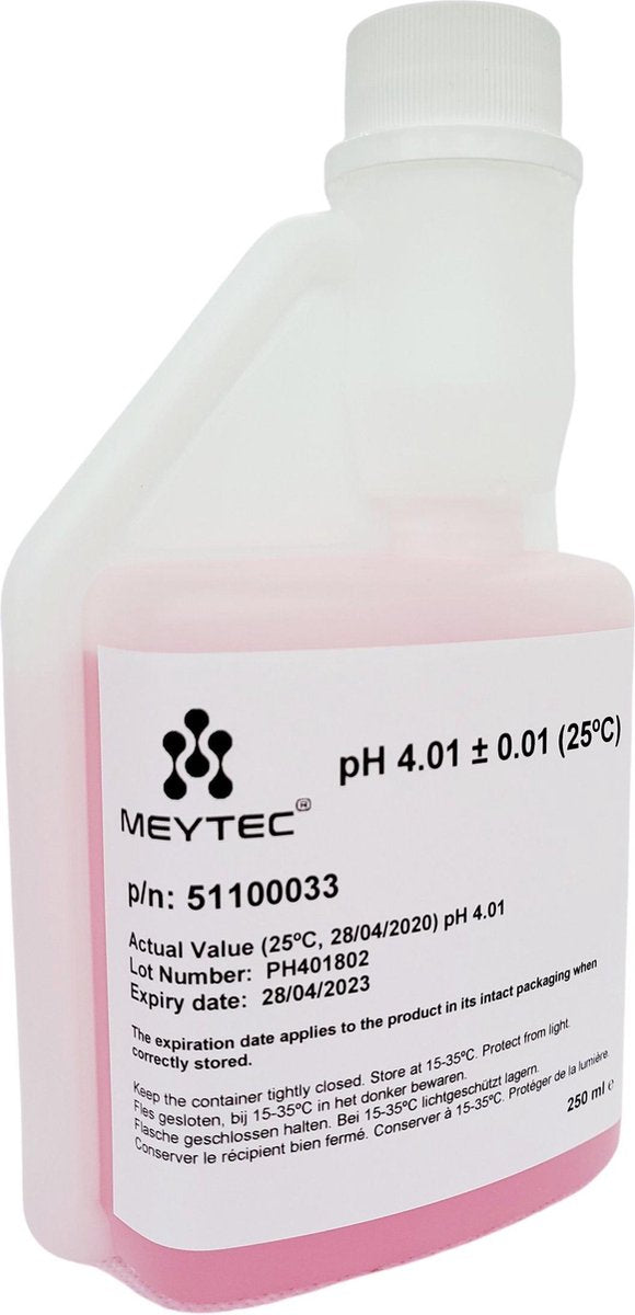 PH kalibratievloeistof pH 4.01 - ijkvloeistof voor pH meter en pH elektrode