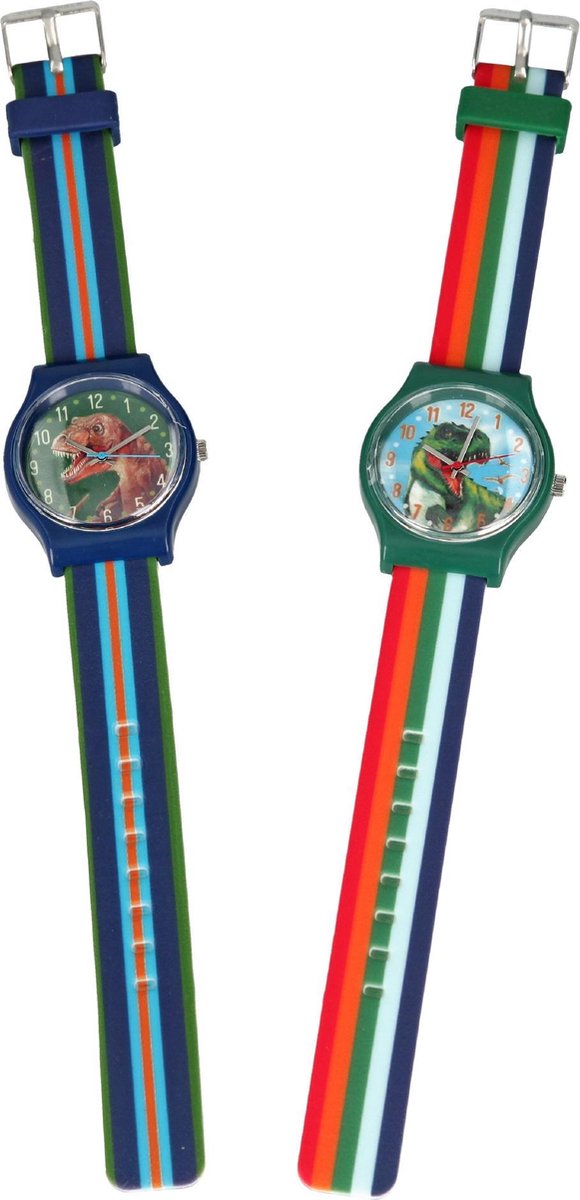 Dino world silicone horloge assorti