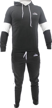 Legend Functioneel Joggingpak Black & White  M