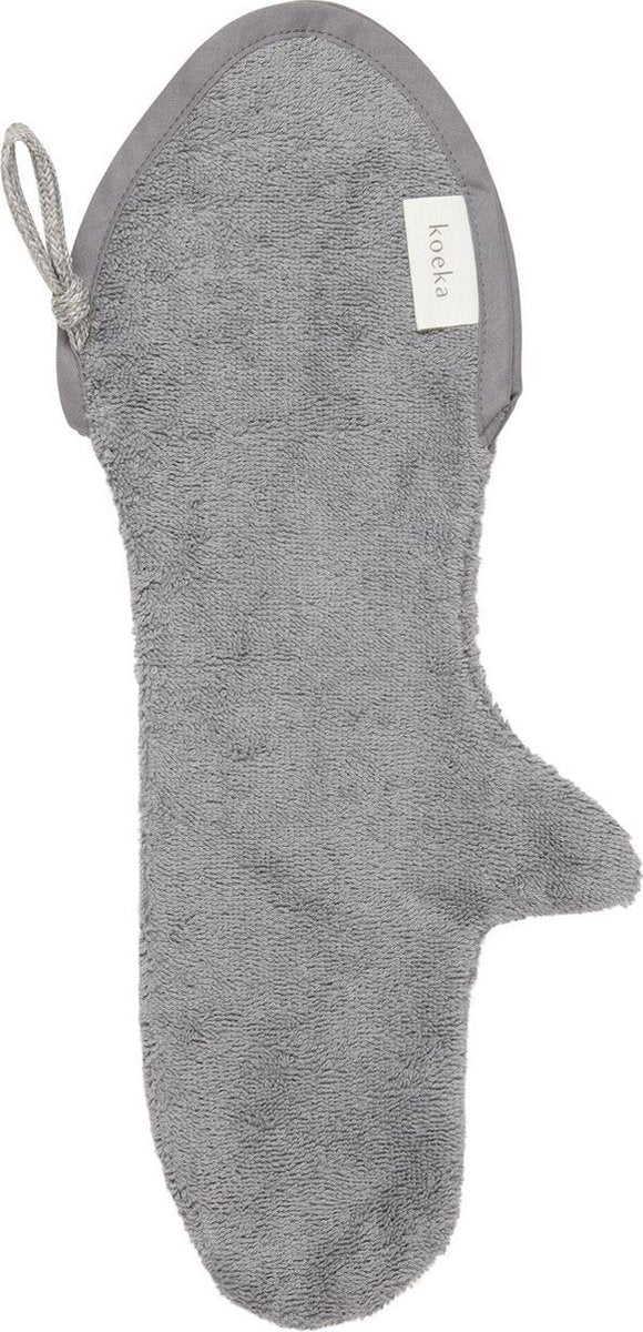 Koeka Washand Dijon organic - steel grey