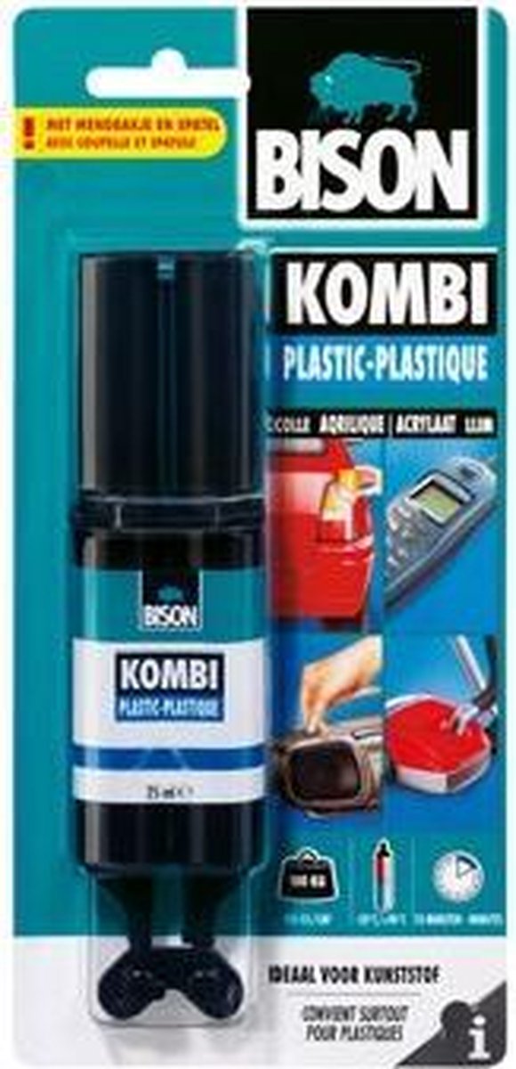 Bison tweecomponentenlijm - kombi plastic