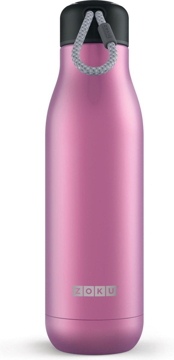 Zoku Hydration Drinkbeker - RVS - 750 ml - Paars