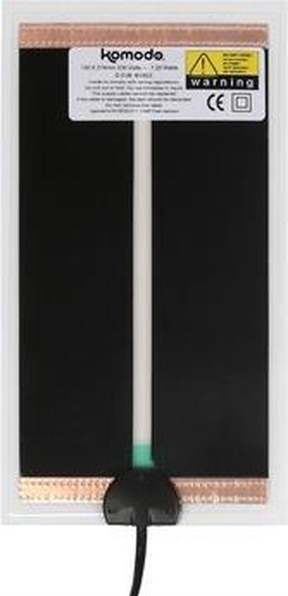 Komodo geavanceerde warmte mat stof - 7 watt 150x280 mm - 1 stuks