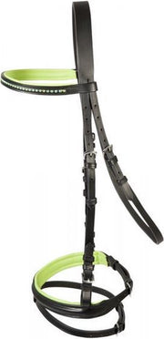 PFIFF trenshoofdstel ´Staines´ MS Zwart-wit