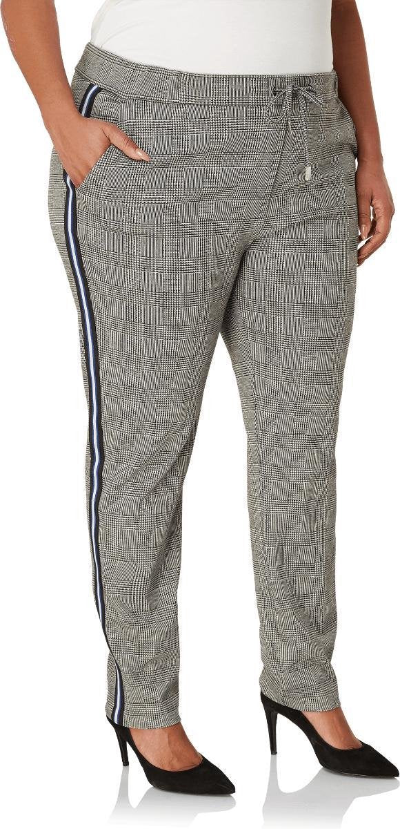 Broek met zijbiezen