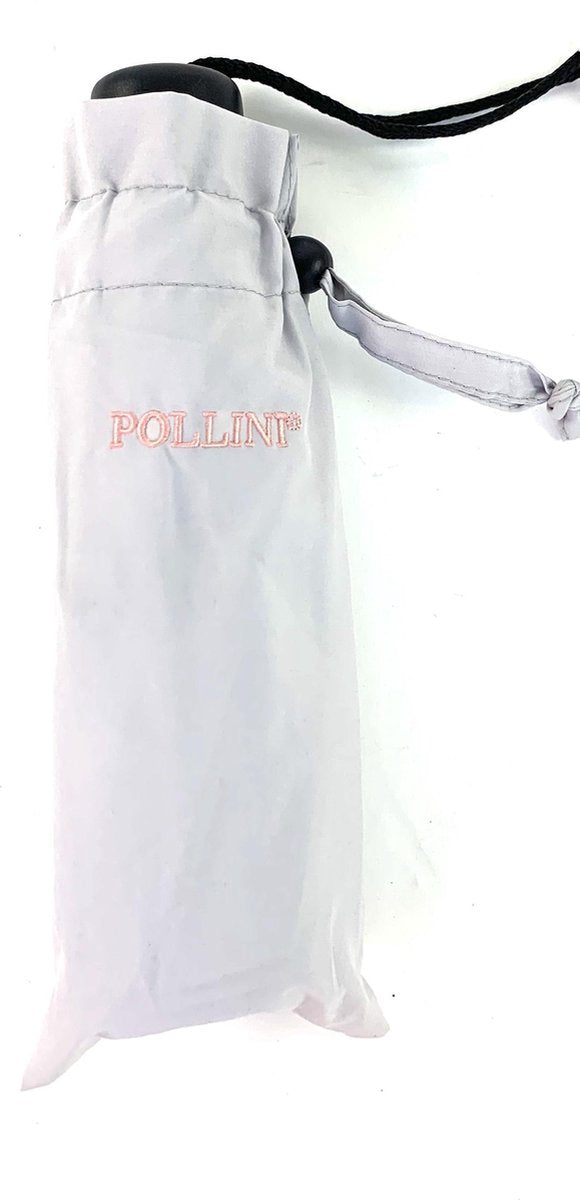Pollini Mini paraplu opvouwbaar manueel licht grijs