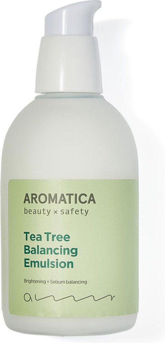 Aromatica Tea Tree Balancing Emulsion | Luchtige dagcrème voor de vette huid | Vegan skincare