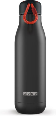 Zoku Hydration Drinkbeker - RVS - 750 ml - Zwart