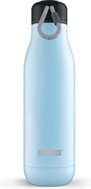 Zoku Hydration Drinkbeker - RVS - 750 ml - Licht Blauw
