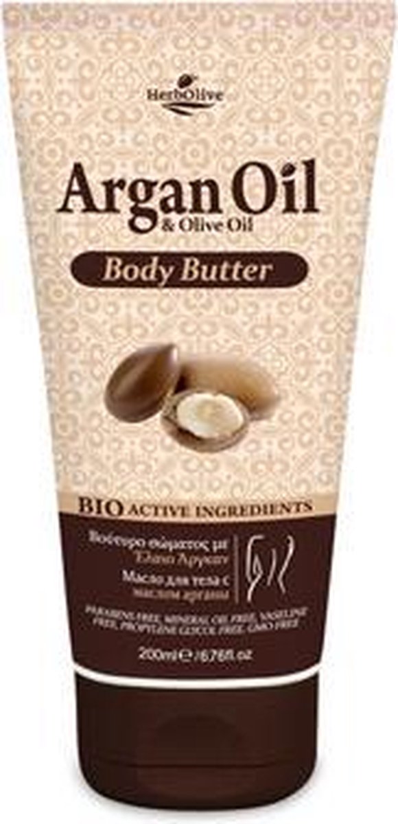 HerbOlive Body Boter *Arganolie & Olijfolie* 200ml