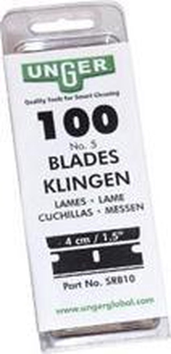 Unger glasschrapermessen 4 cm 100 stuks