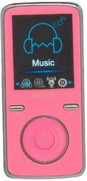 Denver MP4 Speler 4gb +- 1000 nummers Roze + Earphones