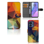 Motorola Edge 40 | Book Case | Polygon Color