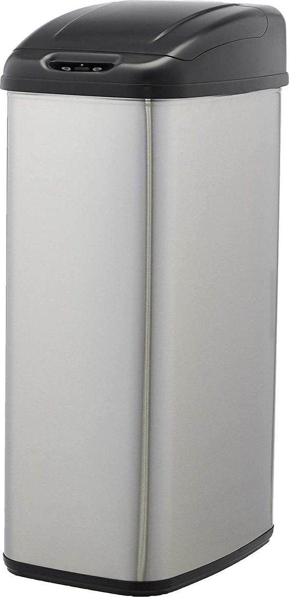 prullenbak| prullenbak 50 liter| prullenbakken| Automatische roestvrij stalen trash
