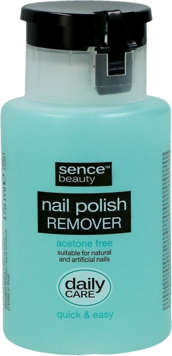 12x Sence Nagellakremover met Pomp zonder Aceton 175 ml
