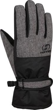 Hannah Skihandschoenen Mojo Junior Polyester Grijs/zwart Maat 12
