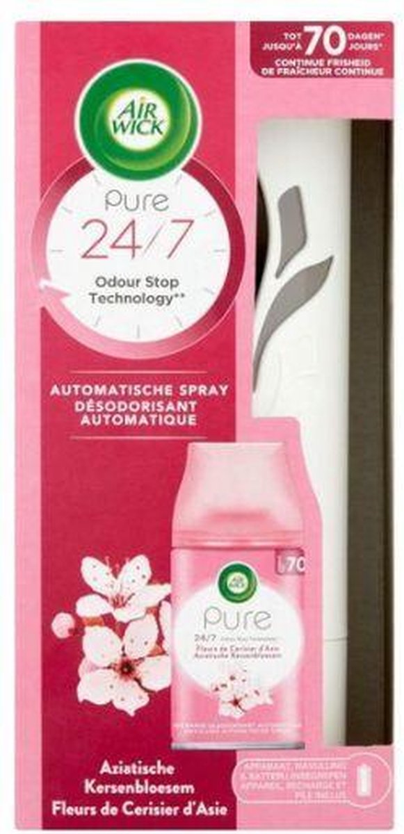 Airwick Freshmatic Starter Pure Aziatische Kersenbloesem - 250 ml