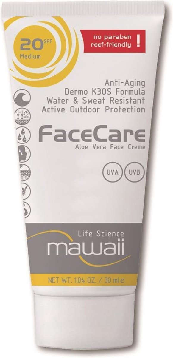 Mawaii FaceCare SPF 20 - Zonnebrand 30ml