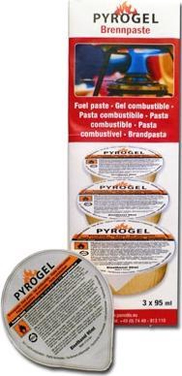 Pyrogel - Kaasfondue - Brandpasta 3 cups