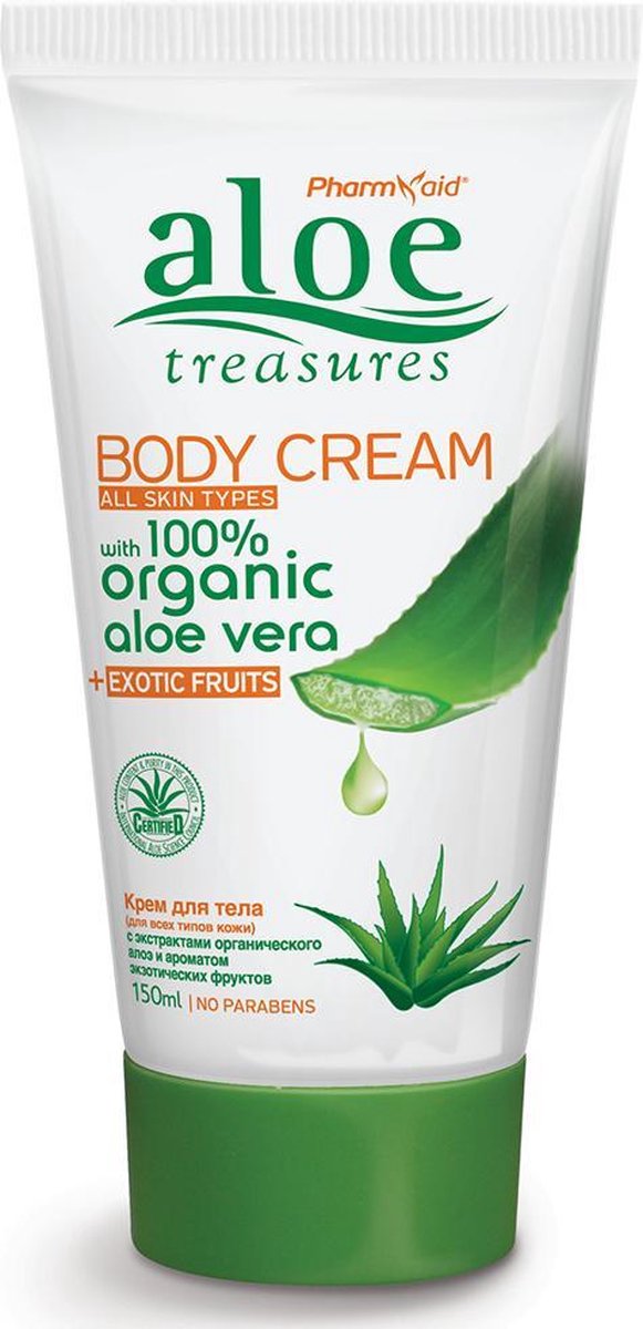 Pharmaid Aloe Treasures Bodycreme Exotisch Fruit 150ml | All Skin | Moisturizer