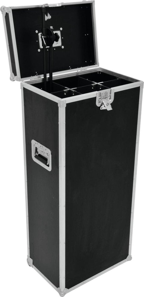 ROADINGER Microfoonstatief Flightcase – Voor 6x microfoon Standaard