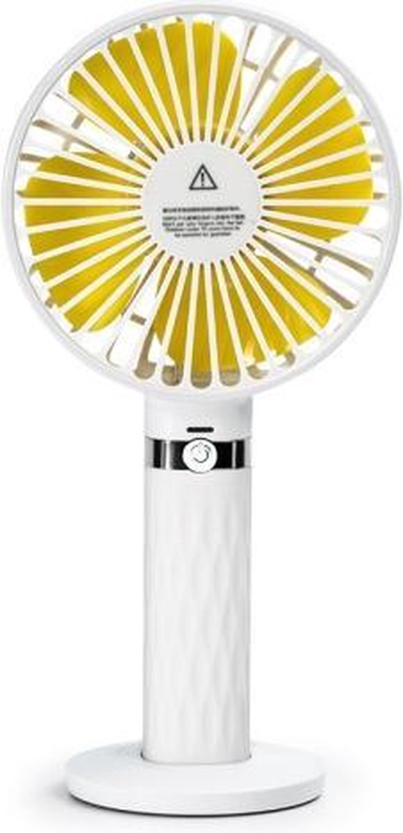 S8 Handheld Portable Home Student USB Mute Mini Fan (wit)