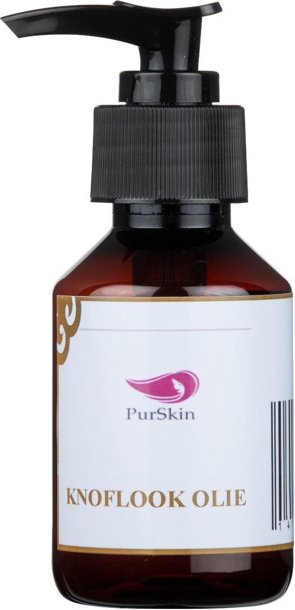 Purskin Knoflook Olie 100ML | Knoflook haar olie |GRATIS Haarnet| Haargroei | Kale plekken | Dikker haar | Knoflookolie | Haarverzorging | Huidverzorging | 100% Biologisch |