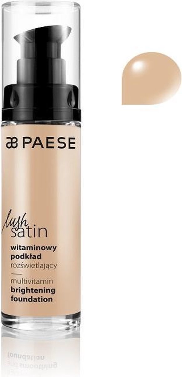 Paese - Lush Satin Multivitamin Brightening Foundation Vitamin Highlighter 32 Natural 30Ml