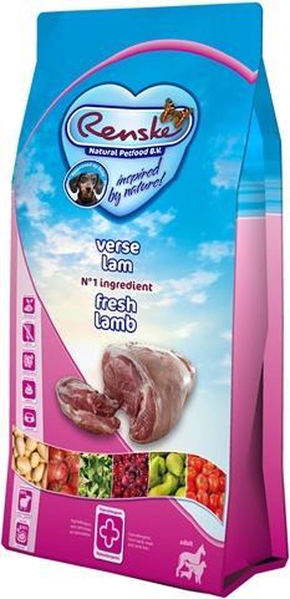 Renske super premium adult lam graanvrij - 2 kg - 1 stuks