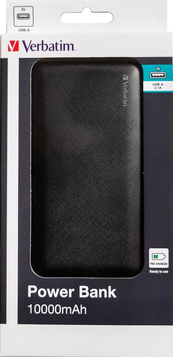Verbatim 49570 powerbank Zwart 10000 mAh