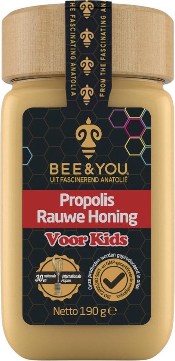 Bee&You Rauw Vloeibaar Honing voor kinderen | Propolis