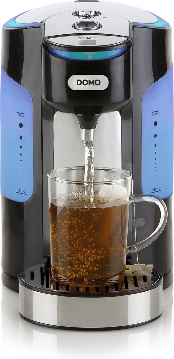 Domo DO497WK - MyTea Deluxe Heetwaterdispenser - 2L - Zwart