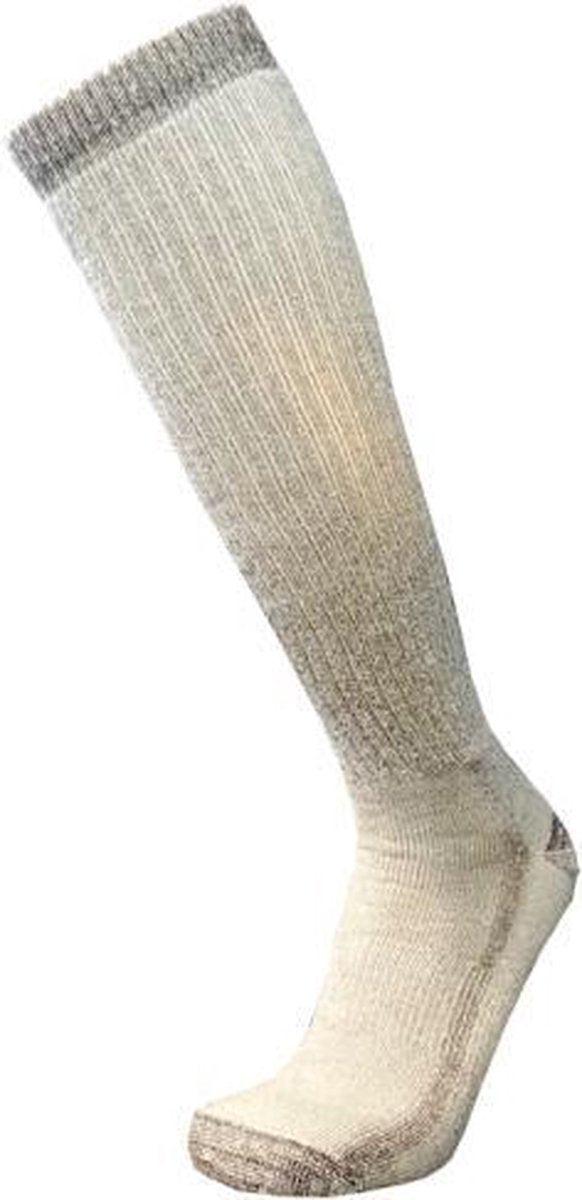 Eureka Textiel - Wollen Kniekous - Unisex - Maat 39-42  - Grijs