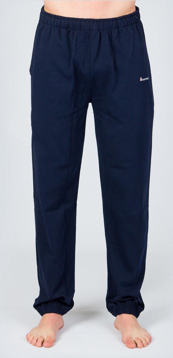 Heren dunne joggingbroek met boord