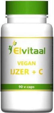 Elvitaal Vegan Ijzer Vit C - 90Vcp