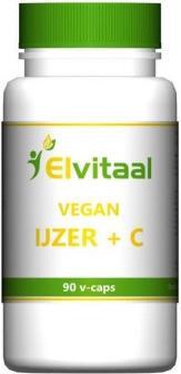 Elvitaal Vegan Ijzer Vit C - 90Vcp