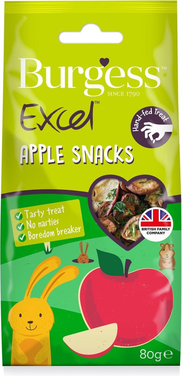 Excel Apple Snacks 80g