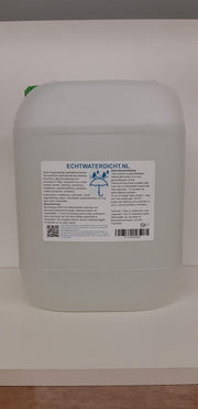 Waterafstotende spray 5 liter. ECHT WATERDICHT is een zeer hoogwaardige textielbeschermer met perfecte waterafstotende werking