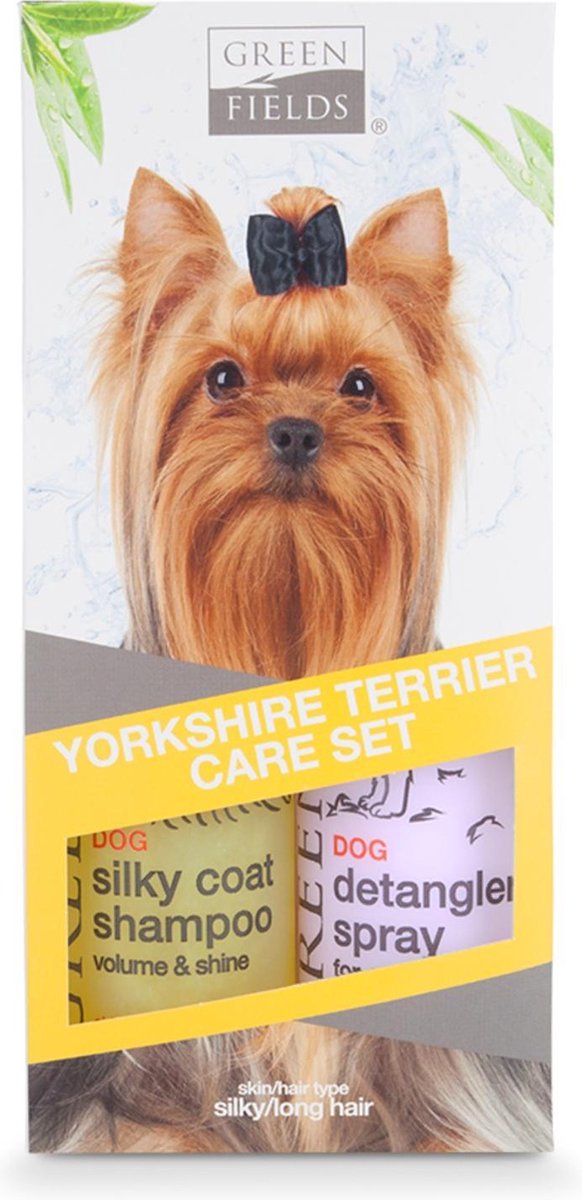 Greenfields Hondenshampoo - Yorkshire Terrier Verzorgingsset - 2x250ml