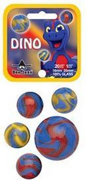 Dino knikkers 2 stuks