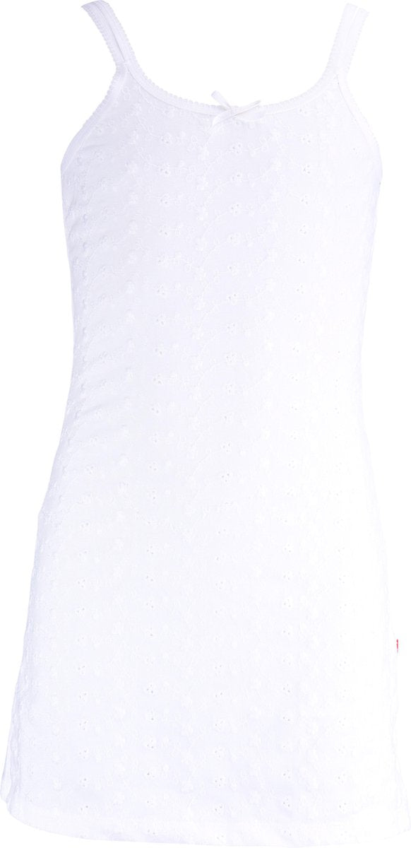Claesen's Meisjes Nachthemd - White Embroidery - Maat 104-110