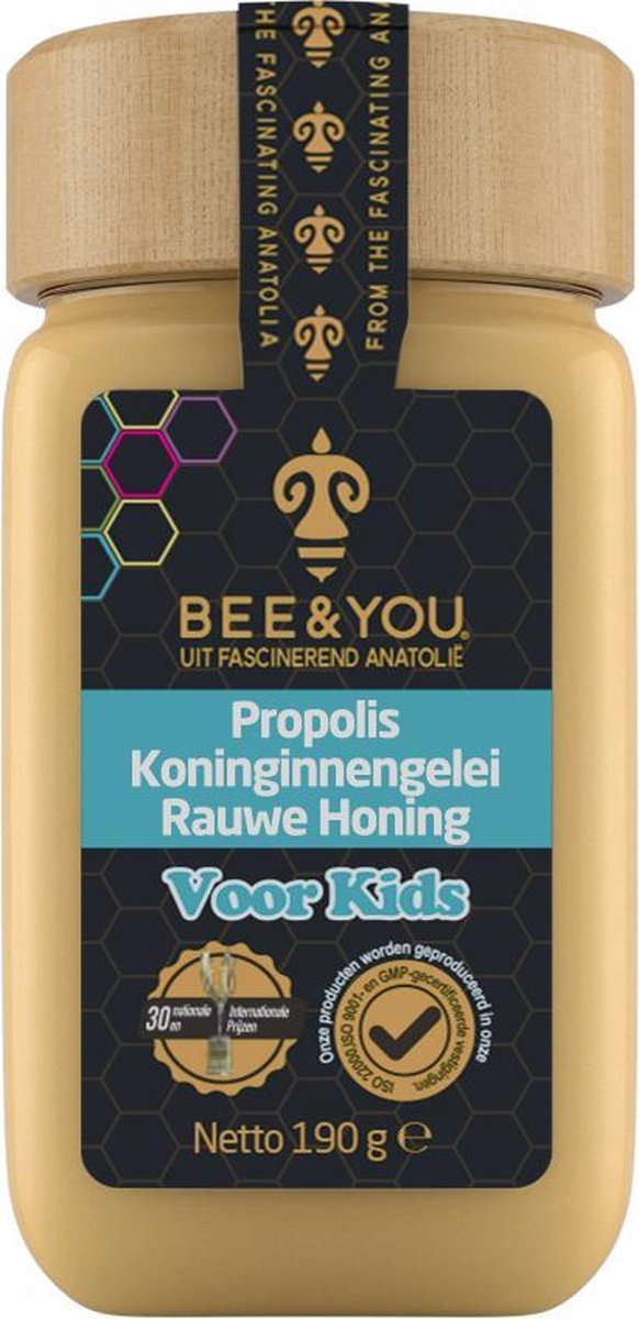 Bee&You Propolis Koninginnegelei | Rauw Honing voor kinderen